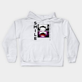 Smile Slogan Graphic Tee Kids Hoodie